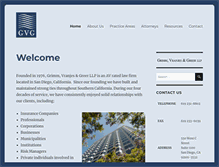 Tablet Screenshot of gvgllp.com